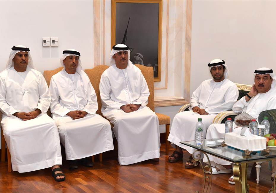  صاحب السمو الشيخ محمد بن راشد آل مكتوم-أخبار-محمد بن راشد يعزي في وفاة شيخة بنت عبدالله بن كلبان