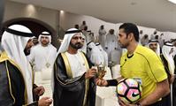 His Highness Sheikh Mohammed bin Rashid Al Maktoum-News-Mohammed bin Rashid crowns Al Wahda winners of UAE Presidents Cup