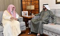  صاحب السمو الشيخ محمد بن راشد آل مكتوم-أخبار-محمد بن راشد يستقبل وزير الشؤون الإسلامية والدعوة والإرشاد السعودي