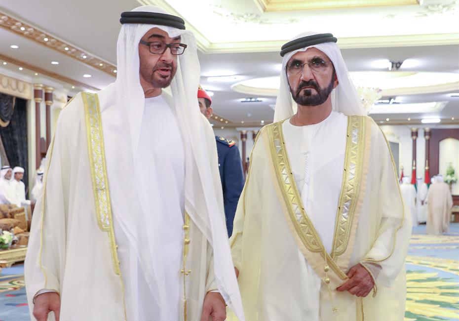 His Highness Sheikh Mohammed bin Rashid Al Maktoum-News-Mohammed bin Rashid, Mohamed Bin Zayed receive Rulers on Eid Al Fitr