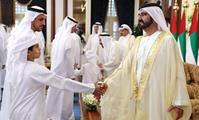 His Highness Sheikh Mohammed bin Rashid Al Maktoum-News-Mohammed bin Rashid, Mohamed Bin Zayed receive Rulers on Eid Al Fitr