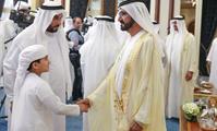 His Highness Sheikh Mohammed bin Rashid Al Maktoum-News-Mohammed bin Rashid, Mohamed Bin Zayed receive Rulers on Eid Al Fitr