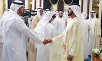 His Highness Sheikh Mohammed bin Rashid Al Maktoum-News-Mohammed bin Rashid, Mohamed Bin Zayed receive Rulers on Eid Al Fitr