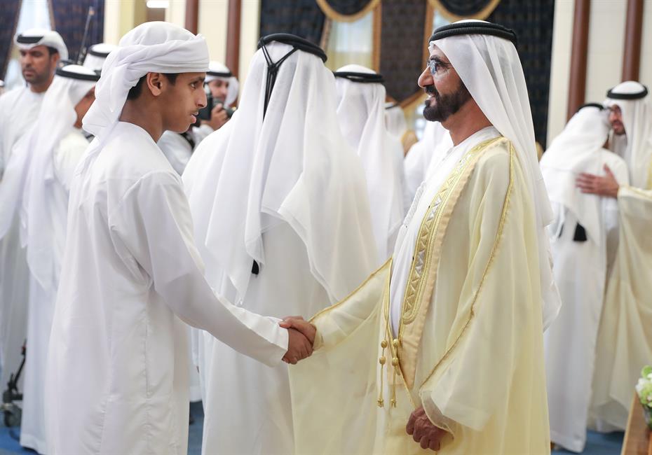 His Highness Sheikh Mohammed bin Rashid Al Maktoum-News-Mohammed bin Rashid, Mohamed Bin Zayed receive Rulers on Eid Al Fitr