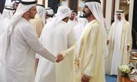 His Highness Sheikh Mohammed bin Rashid Al Maktoum-News-Mohammed bin Rashid, Mohamed Bin Zayed receive Rulers on Eid Al Fitr