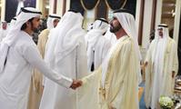His Highness Sheikh Mohammed bin Rashid Al Maktoum-News-Mohammed bin Rashid, Mohamed Bin Zayed receive Rulers on Eid Al Fitr