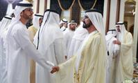 His Highness Sheikh Mohammed bin Rashid Al Maktoum-News-Mohammed bin Rashid, Mohamed Bin Zayed receive Rulers on Eid Al Fitr