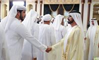His Highness Sheikh Mohammed bin Rashid Al Maktoum-News-Mohammed bin Rashid, Mohamed Bin Zayed receive Rulers on Eid Al Fitr