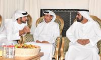  صاحب السمو الشيخ محمد بن راشد آل مكتوم-أخبار-محمد بن راشد يعزّي في وفاة سعيد بالحب العامري