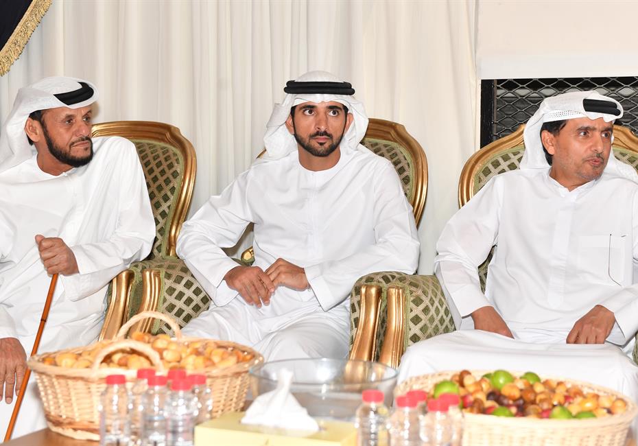  صاحب السمو الشيخ محمد بن راشد آل مكتوم-أخبار-محمد بن راشد يعزّي في وفاة سعيد بالحب العامري