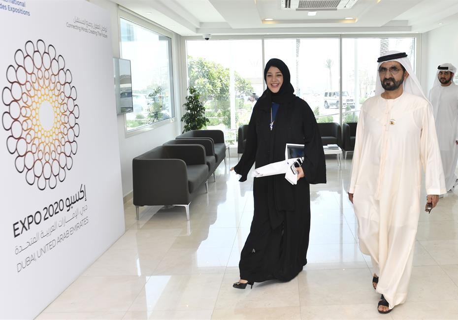 His Highness Sheikh Mohammed bin Rashid Al Maktoum-News-Mohammed bin Rashid visits Expo 2020 Dubai site