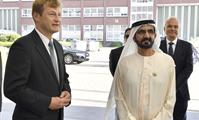 His Highness Sheikh Mohammed bin Rashid Al Maktoum-News-Mohammed bin Rashid tours Airbus Plant in Hamburg