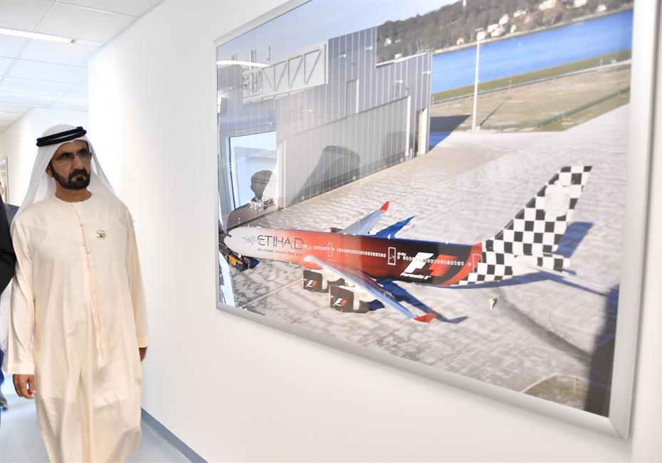 His Highness Sheikh Mohammed bin Rashid Al Maktoum-News-Mohammed bin Rashid tours Airbus Plant in Hamburg