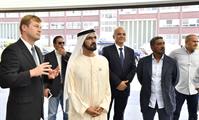 His Highness Sheikh Mohammed bin Rashid Al Maktoum-News-Mohammed bin Rashid tours Airbus Plant in Hamburg