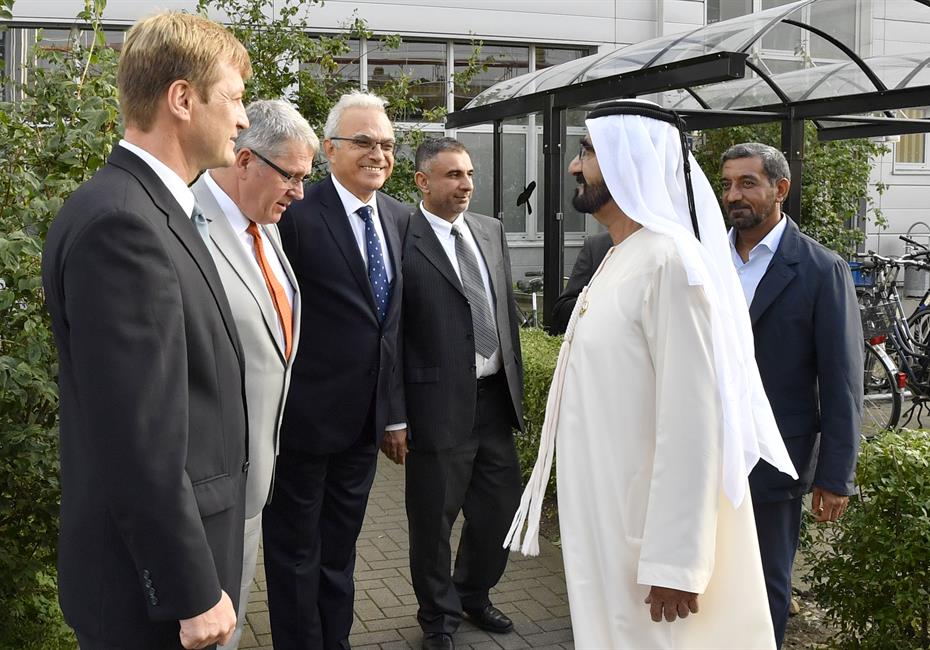 His Highness Sheikh Mohammed bin Rashid Al Maktoum-News-Mohammed bin Rashid tours Airbus Plant in Hamburg