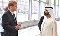 His Highness Sheikh Mohammed bin Rashid Al Maktoum-News-Mohammed bin Rashid tours Airbus Plant in Hamburg