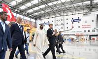 His Highness Sheikh Mohammed bin Rashid Al Maktoum-News-Mohammed bin Rashid tours Airbus Plant in Hamburg