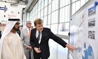 His Highness Sheikh Mohammed bin Rashid Al Maktoum-News-Mohammed bin Rashid tours Airbus Plant in Hamburg