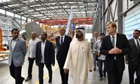 His Highness Sheikh Mohammed bin Rashid Al Maktoum-News-Mohammed bin Rashid tours Airbus Plant in Hamburg