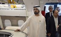 His Highness Sheikh Mohammed bin Rashid Al Maktoum-News-Mohammed bin Rashid tours Airbus Plant in Hamburg