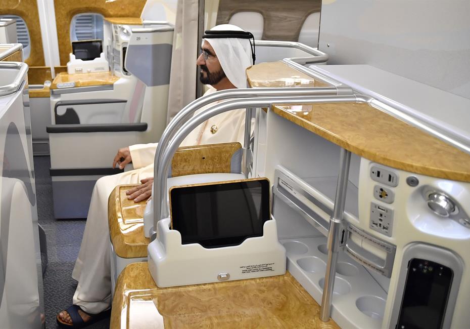 His Highness Sheikh Mohammed bin Rashid Al Maktoum-News-Mohammed bin Rashid tours Airbus Plant in Hamburg