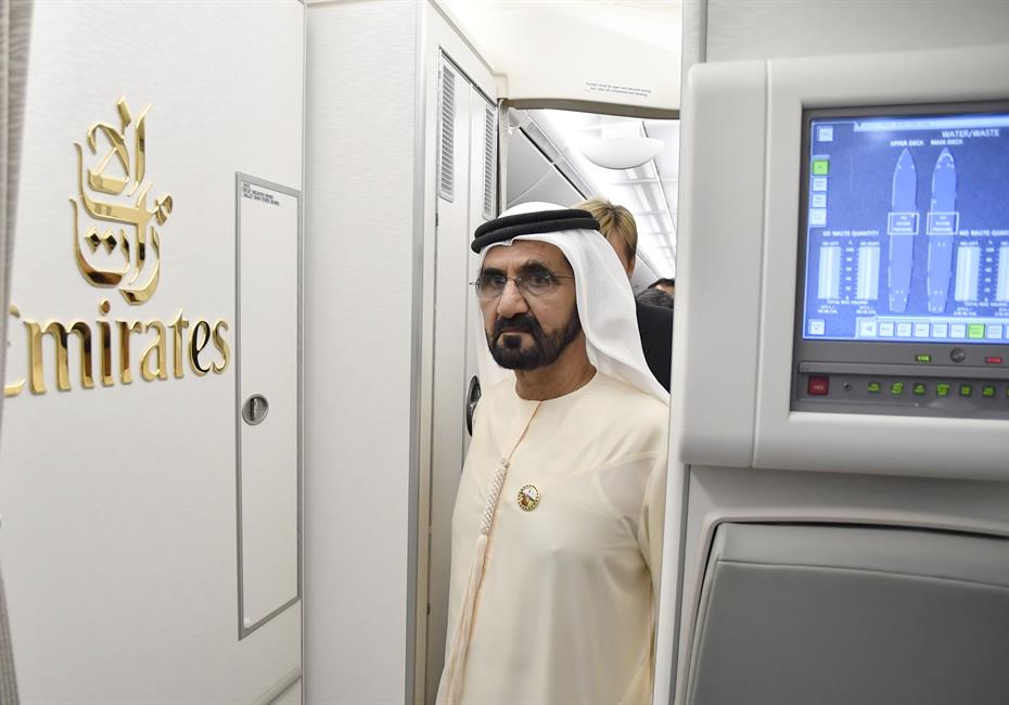 His Highness Sheikh Mohammed bin Rashid Al Maktoum-News-Mohammed bin Rashid tours Airbus Plant in Hamburg