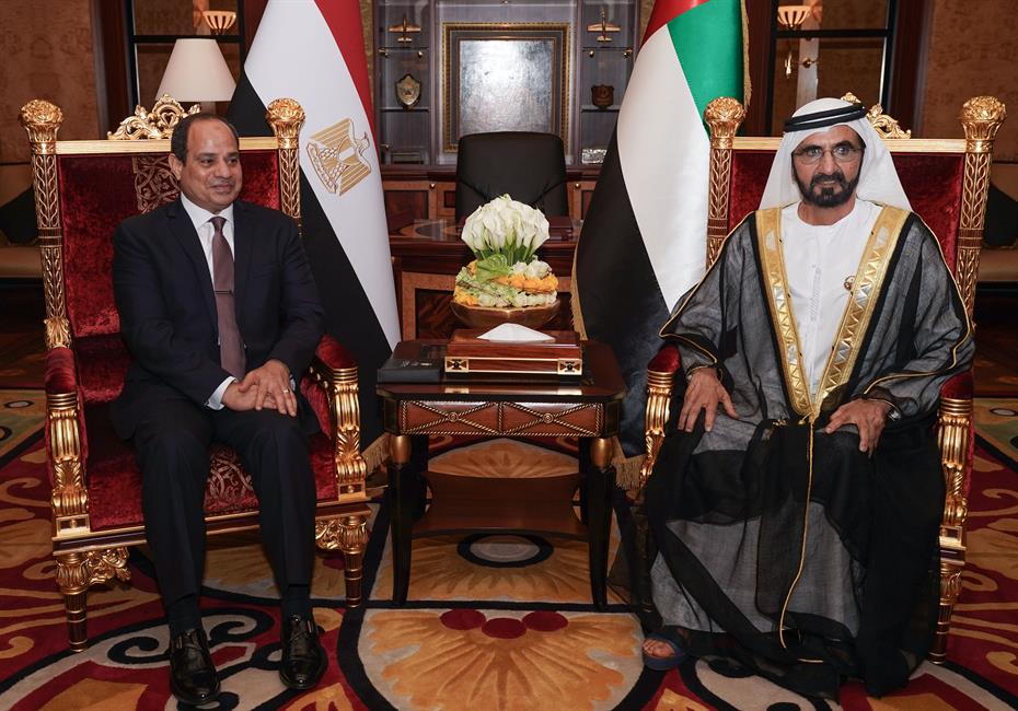 His Highness Sheikh Mohammed bin Rashid Al Maktoum-News-Mohammed bin Rashid meets Egyptian President