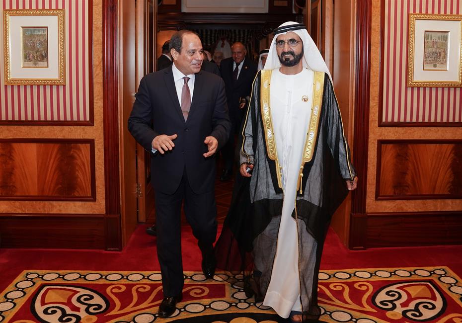 His Highness Sheikh Mohammed bin Rashid Al Maktoum-News-Mohammed bin Rashid meets Egyptian President