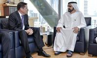 His Highness Sheikh Mohammed bin Rashid Al Maktoum-News-Mohammed bin Rashid receives Chairman of Standard Chartered and CEO of Barclays Bank