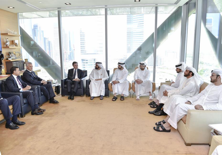 His Highness Sheikh Mohammed bin Rashid Al Maktoum-News-Mohammed bin Rashid receives Chairman of Standard Chartered and CEO of Barclays Bank