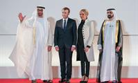  صاحب السمو الشيخ محمد بن راشد آل مكتوم-أخبار-محمد بن راشد ومحمد بن زايد والرئيس الفرنسي يفتتحون متحف اللوفر أبوظبي