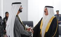  صاحب السمو الشيخ محمد بن راشد آل مكتوم-أخبار-محمد بن راشد ومحمد بن زايد والرئيس الفرنسي يفتتحون متحف اللوفر أبوظبي