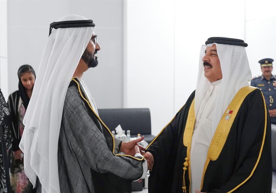  صاحب السمو الشيخ محمد بن راشد آل مكتوم-أخبار-محمد بن راشد ومحمد بن زايد والرئيس الفرنسي يفتتحون متحف اللوفر أبوظبي