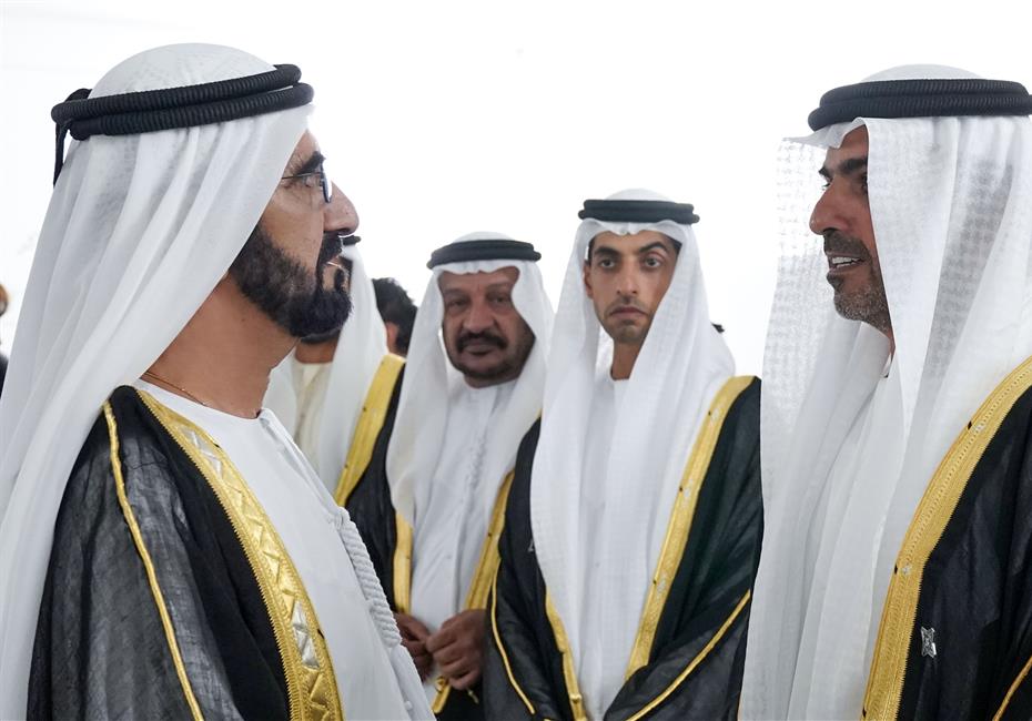  صاحب السمو الشيخ محمد بن راشد آل مكتوم-أخبار-محمد بن راشد ومحمد بن زايد والرئيس الفرنسي يفتتحون متحف اللوفر أبوظبي