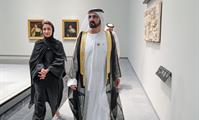  صاحب السمو الشيخ محمد بن راشد آل مكتوم-أخبار-محمد بن راشد ومحمد بن زايد والرئيس الفرنسي يفتتحون متحف اللوفر أبوظبي