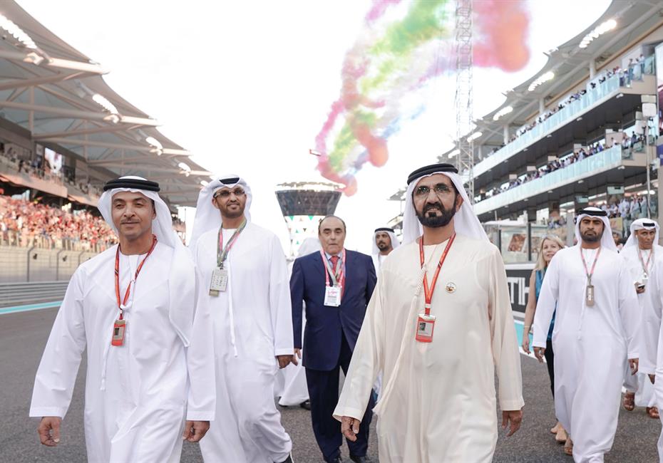 His Highness Sheikh Mohammed bin Rashid Al Maktoum-News-VP, Abu Dhabi Crown Prince attend Formula 1 Grand Prix race final