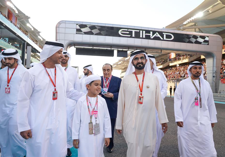 His Highness Sheikh Mohammed bin Rashid Al Maktoum-News-VP, Abu Dhabi Crown Prince attend Formula 1 Grand Prix race final