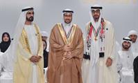  صاحب السمو الشيخ محمد بن راشد آل مكتوم-أخبار-محمد بن راشد ومحمد بن زايد يكرمان 46 من الأوائل والشخصيات والجهات في عام الخير