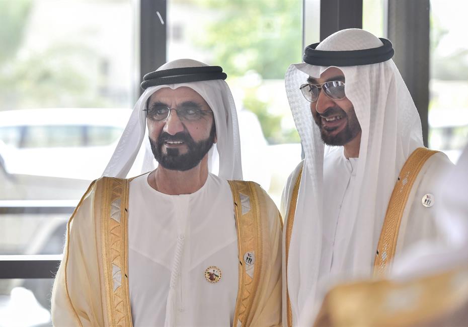  صاحب السمو الشيخ محمد بن راشد آل مكتوم-أخبار-محمد بن راشد ومحمد بن زايد يكرمان 46 من الأوائل والشخصيات والجهات في عام الخير