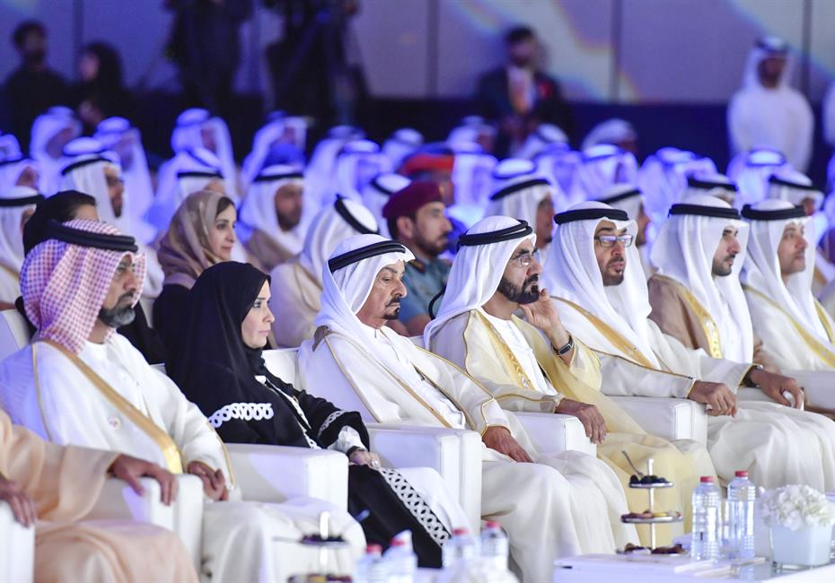  صاحب السمو الشيخ محمد بن راشد آل مكتوم-أخبار-محمد بن راشد ومحمد بن زايد يكرمان 46 من الأوائل والشخصيات والجهات في عام الخير