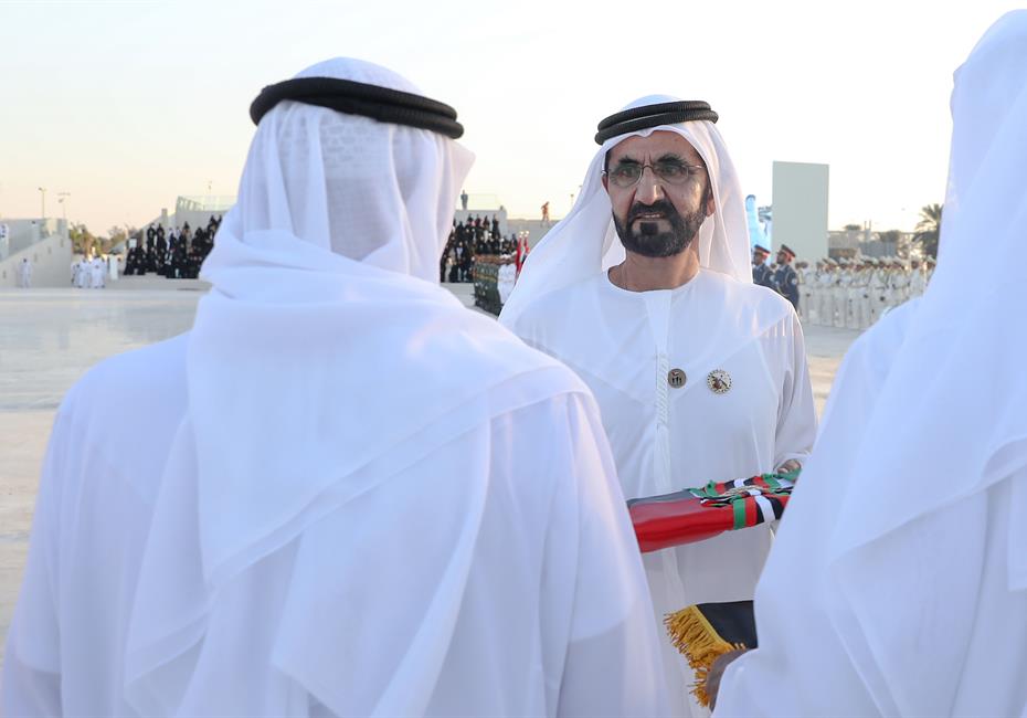 His Highness Sheikh Mohammed bin Rashid Al Maktoum-News-VP, Abu Dhabi Crown Prince and Rulers of Emirates attend Commemoration Day event in Abu Dhabi