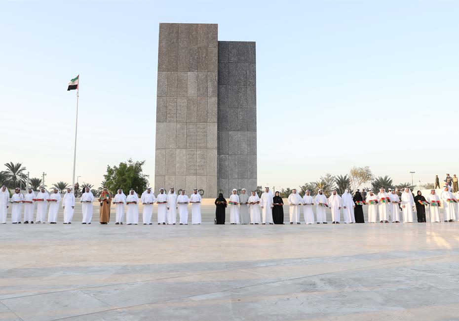 His Highness Sheikh Mohammed bin Rashid Al Maktoum-News-VP, Abu Dhabi Crown Prince and Rulers of Emirates attend Commemoration Day event in Abu Dhabi