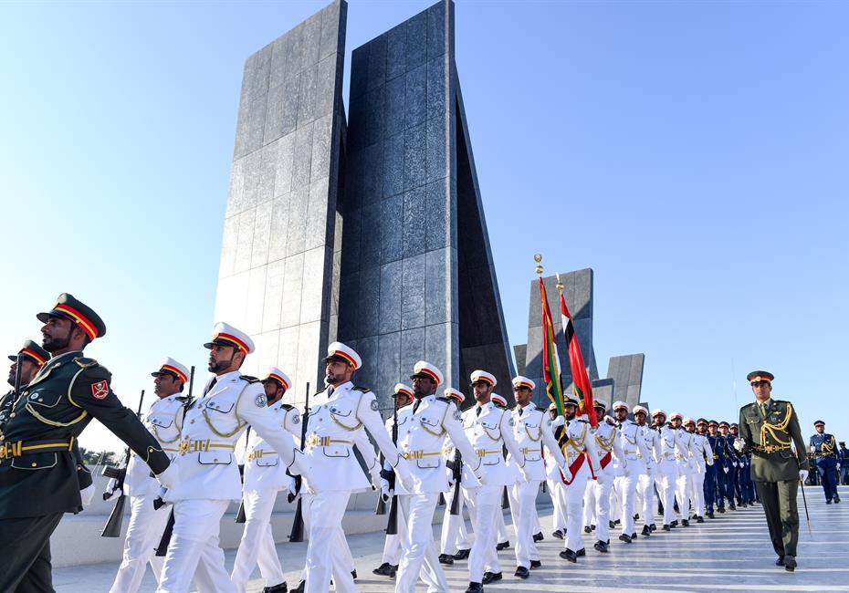 His Highness Sheikh Mohammed bin Rashid Al Maktoum-News-VP, Abu Dhabi Crown Prince and Rulers of Emirates attend Commemoration Day event in Abu Dhabi