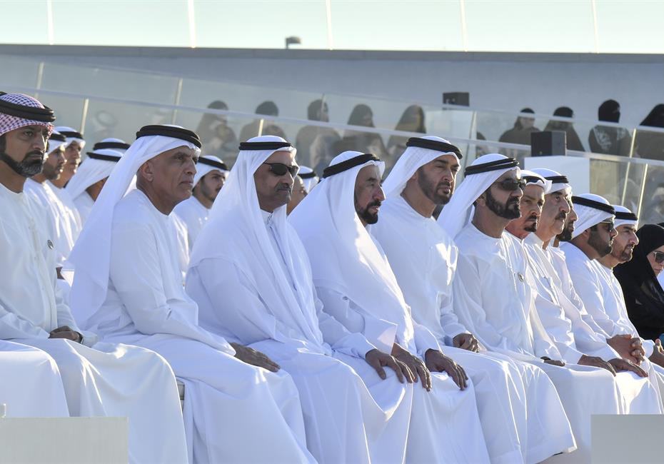 His Highness Sheikh Mohammed bin Rashid Al Maktoum-News-VP, Abu Dhabi Crown Prince and Rulers of Emirates attend Commemoration Day event in Abu Dhabi