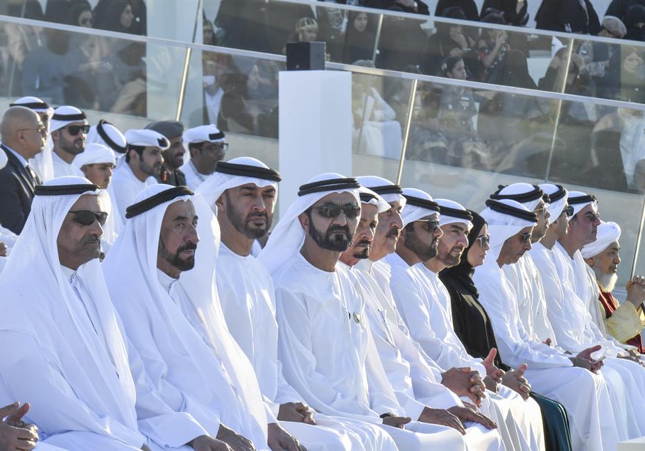 His Highness Sheikh Mohammed bin Rashid Al Maktoum-News-VP, Abu Dhabi Crown Prince and Rulers of Emirates attend Commemoration Day event in Abu Dhabi