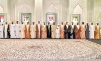 His Highness Sheikh Mohammed bin Rashid Al Maktoum-News-Mohammed bin Rashid, Saud bin Saqr, Crown Princes attend Al Maktoum wedding