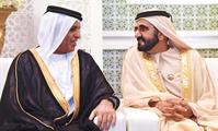 His Highness Sheikh Mohammed bin Rashid Al Maktoum-News-Mohammed bin Rashid, Saud bin Saqr, Crown Princes attend Al Maktoum wedding