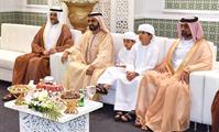 His Highness Sheikh Mohammed bin Rashid Al Maktoum-News-Mohammed bin Rashid, Saud bin Saqr, Crown Princes attend Al Maktoum wedding