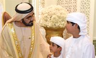 His Highness Sheikh Mohammed bin Rashid Al Maktoum-News-Mohammed bin Rashid, Saud bin Saqr, Crown Princes attend Al Maktoum wedding