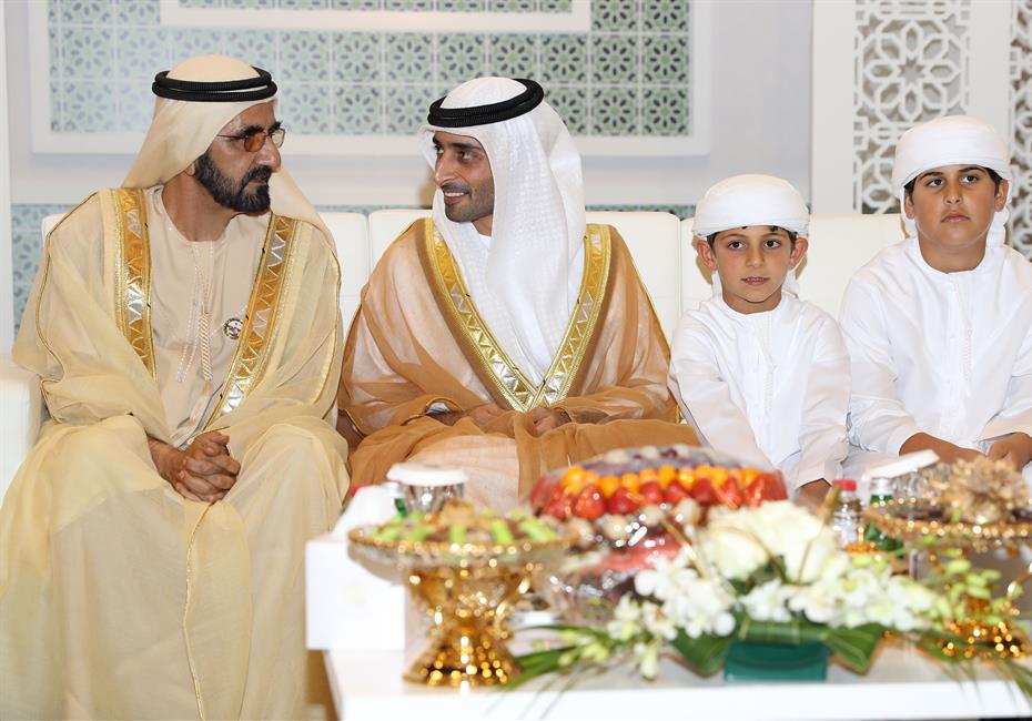 His Highness Sheikh Mohammed bin Rashid Al Maktoum-News-Mohammed bin Rashid, Saud bin Saqr, Crown Princes attend Al Maktoum wedding